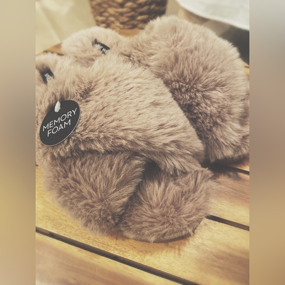 Nine West Taupe Teddy Slip Ons - Picture 6 of 11